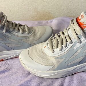 Puma Athletic Shoes in White and Orange